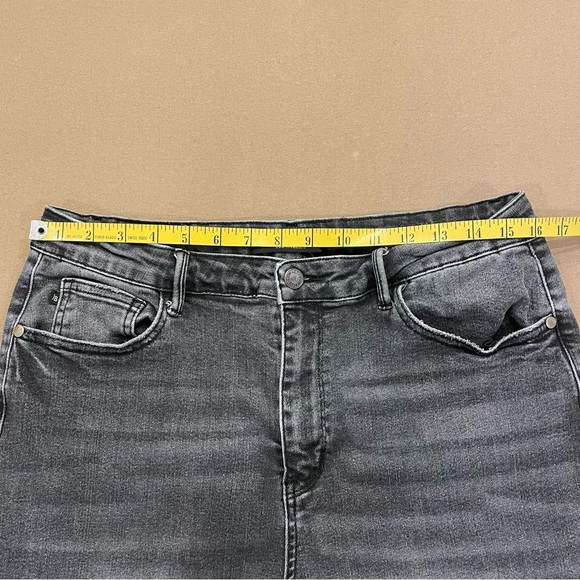 Just Blue Wide Leg Cropped Jeans Washed Grey Size 15/32 - Picture 10 of 14